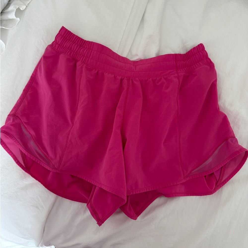 Lululemon Sonic Pink Hotty Hot Shorts
